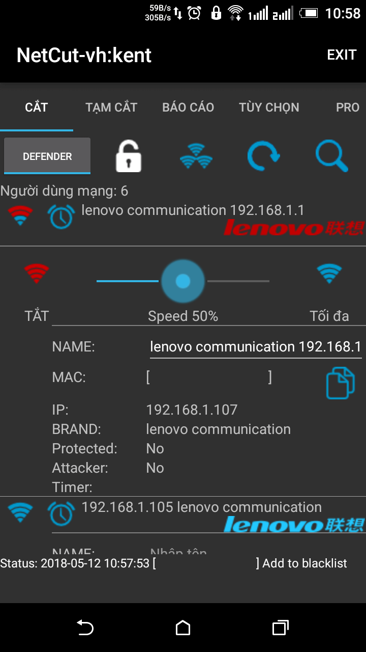 NetCut 1.4.9 Vietnamese Hoa Cut other people’s wifi by phone