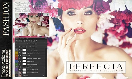 Share the photoshop action set that automatically blends colors worth 15$ 30