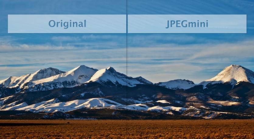 JPEGmini image compression