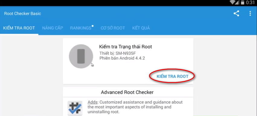 Instructions to Root Android device super fast in a few notes 11