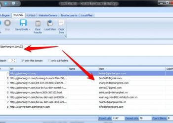 Email Extractor Full - Phần mềm thu thập Email để spam Quảng cáo 1