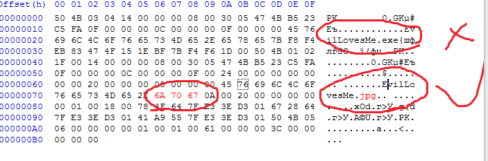 Instructions to change the virus file extension to image and document files 10