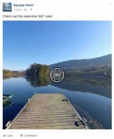 Instructions on how to create and post 3D 360-degree photos on Facebook