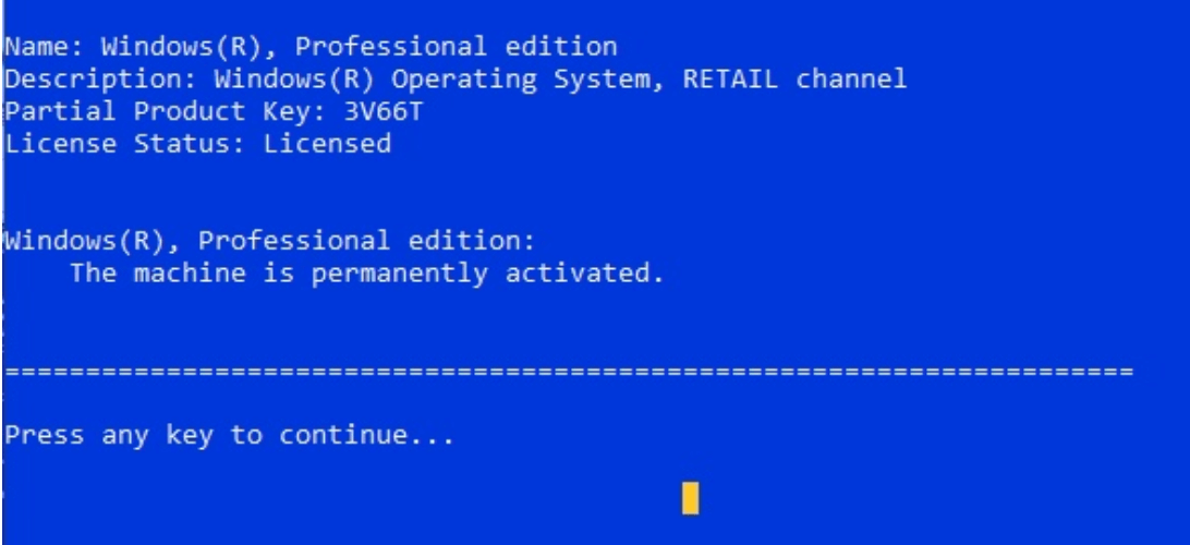 How to activate the latest Windows 10 perpetual license 8