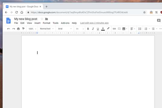 Hướng dẫn tự làm Blog mà không cần biết lập trình với Google Docs