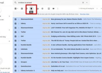 Hướng dẫn xóa mail chưa đọc trong Gmail cực nhanh 2