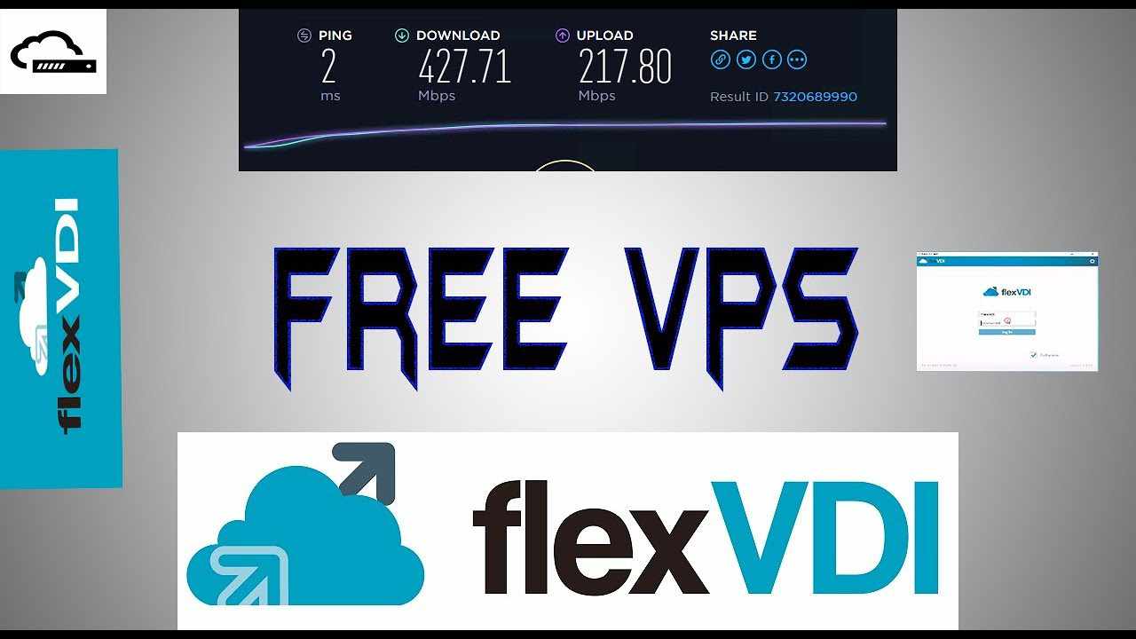 Instructions on how to create a free VPS from Flexvdi.com