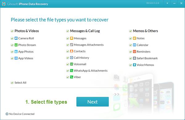 Gihosoft - The best iPhone data recovery software 11
