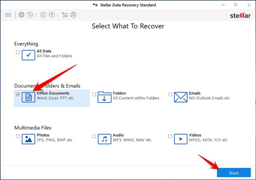 Stellar Data Recovery- Software to recover deleted data