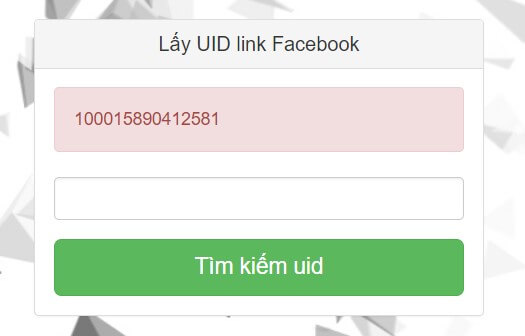 Find Facebook UID