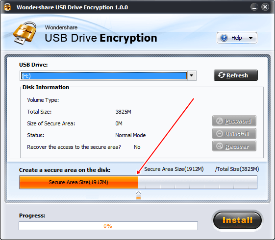 Download Wondershare USB Drive Encryption