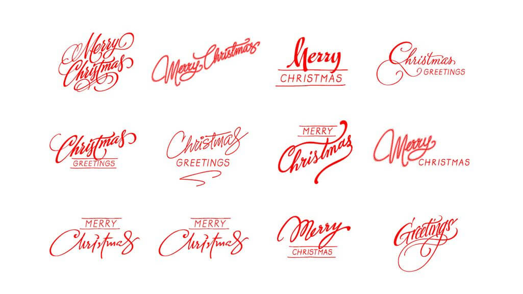 List of fonts FM Chirstmas 3.0