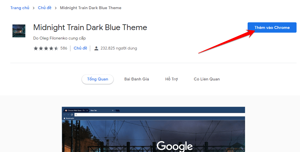 add theme to chrome