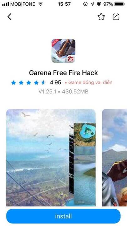 hack mod Garena Free Fire trên iphone