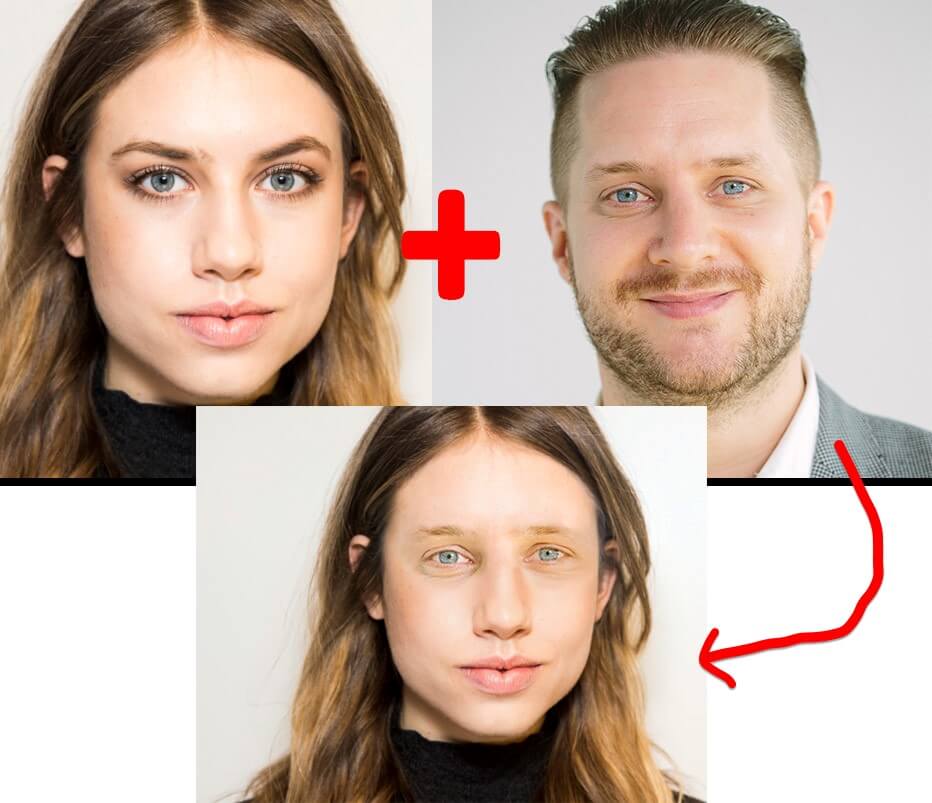 Merge one person’s face onto another person’s face in Photoshop