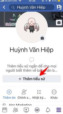 create facebook profile on phone