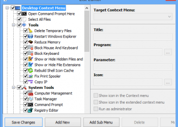 Easy Context Menu v1.6 Thêm Phần mềm vào Menu chuột phải 2