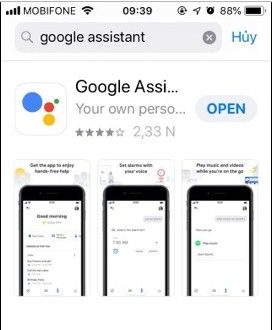 Google Assistant Iphone