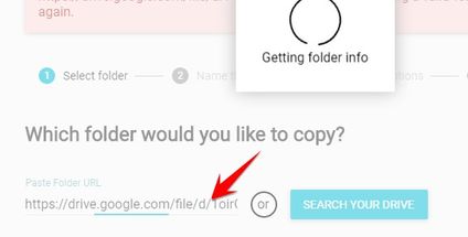 Copy link of Folder/File