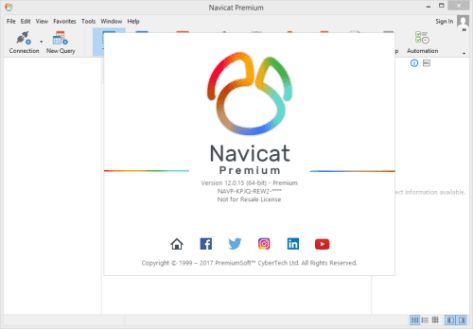 Navicat premium 12 registration key