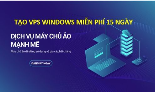 Get 100k Windows VPS registration for 15 days with KDATA.VN