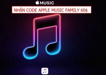 nhận Code Apple Music 4 tháng trị giá 59.96$/tháng