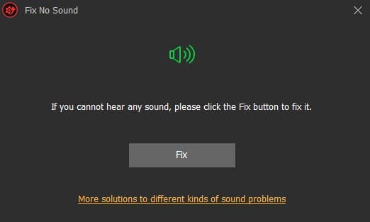 Fix No Sound