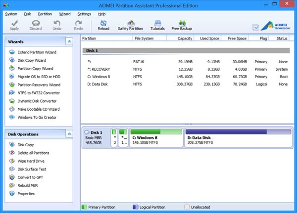download AOMEI Data Recovery Pro for Windows 3.5.0 free