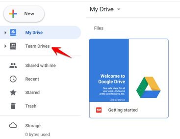 đăng ký Team Drive - Google Drive Unlimited mới nhất