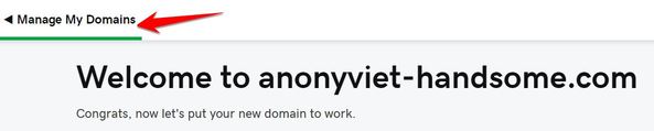 Manage My Domains