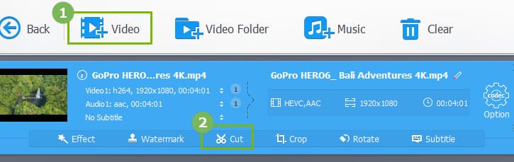 Cách chỉnh sửa Video bằng VideoProc