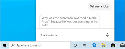 Thay đổi về trải nhiệm Cortana 20h1