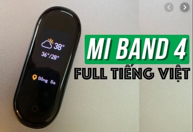 How to install Vietnamese for Mi Band 4 on Iphone and Android without Font error