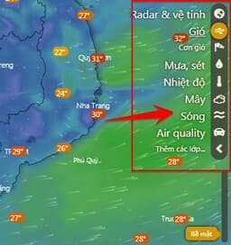 see live weather forecast by windy