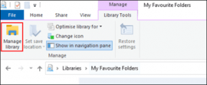 Manage Library