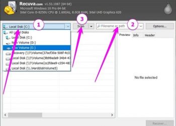 Hướng dẫn sử dụng Recuva Pro 1.53.1087 Full Key khôi phục file đã xóa 1