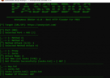 Share Tool DDOS Anonymous DDoSer v1.0 Full Power cực mạnh 5