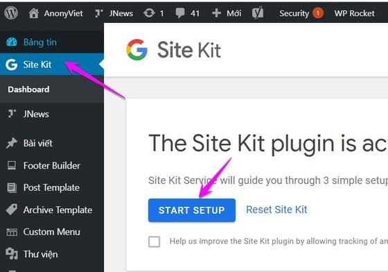 How to use Site Kit Plugin