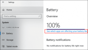 See List of software used to drain laptop battery