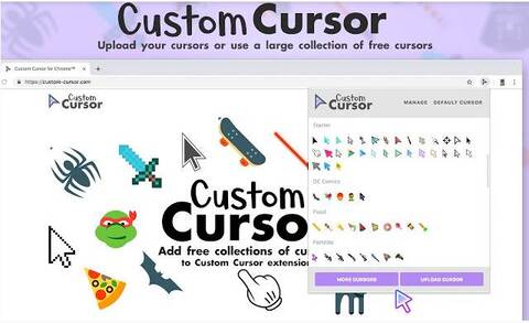CUSTOM CURSOR - Change the mouse pointer