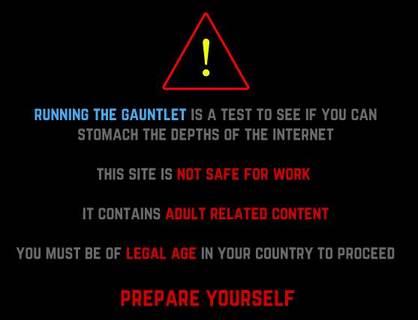 Run the Gauntlet - trang web nội dung kinh dị