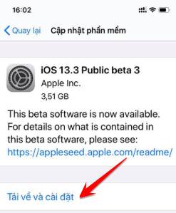 Software Update apple beta
