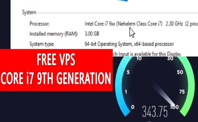 Register Windows 10 VPS with 3GB Core i7 RAM for free for 14 days