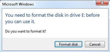 sửa lỗi USB bị lỗi Format 