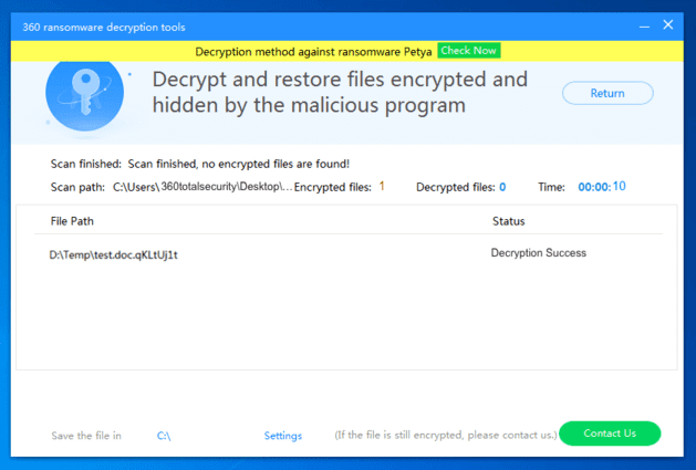 download 360 Ransomware Decryption Tool