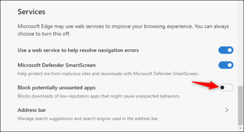  chặn CrapWare mới của Microsoft Edge