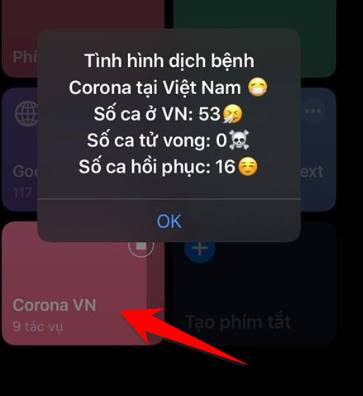 Các Tiện ích cập nhật tình hình Corona tại Việt Nam nhanh nhất 11