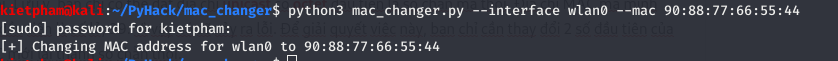 [PyHack] Bài 1: MAC là gì? Cách thay đổi MAC bằng python