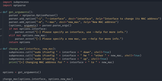[PyHack]  Lesson 1: What is MAC? How to change MAC using python