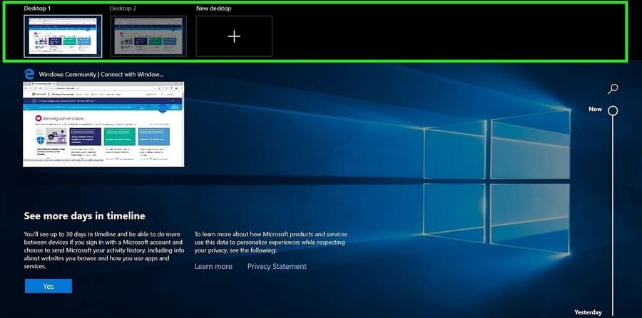 hướng dẫn tạo virtual desktop windows 10